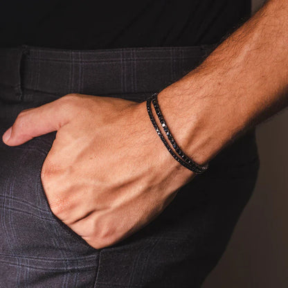 NOBLETHREADS BLACK BRACELET