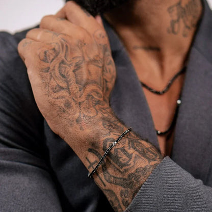 NOBLETHREADS BLACK BRACELET