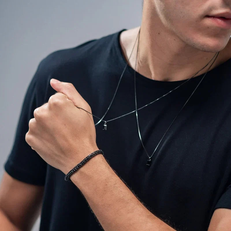 NOBLETHREADS BLACK BRACELET